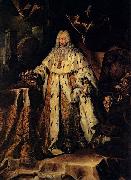 RICHTER, Johan Official portrait of Gian Gastone oil painting